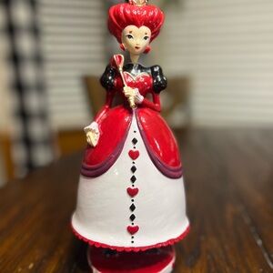 Valentine’s Elegant Red and White Queen Figurine